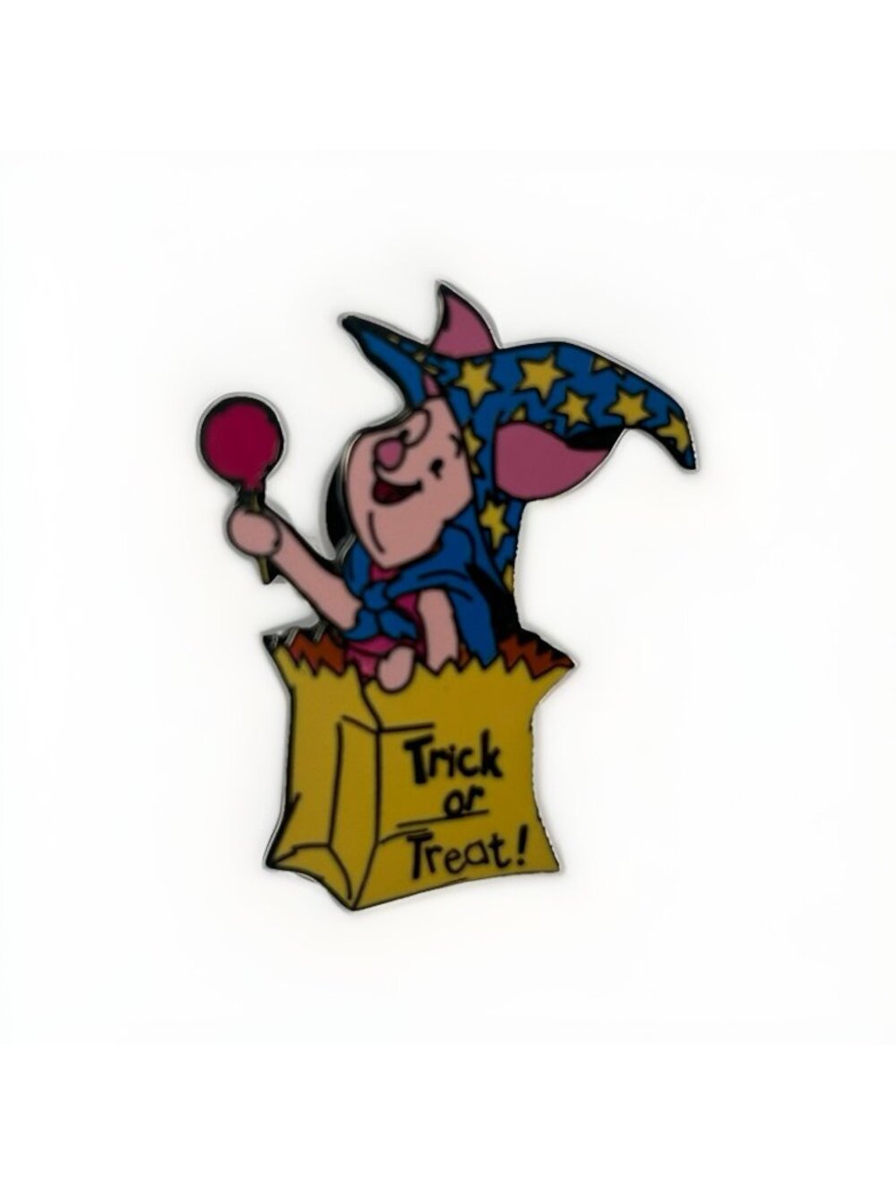 Piglet Disney Pin Halloween Treat Bag Wizard Winnie The Pooh DLR Trick Or Treat
